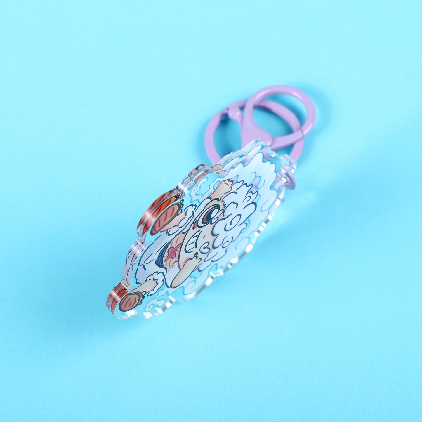 One Piece Keychain Kawaii Luffy Drawing