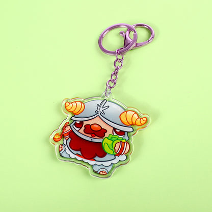 Anime Keychain Senshi from Dungeon Meshi